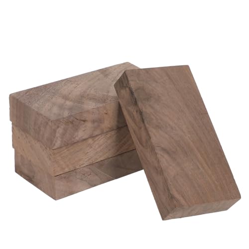 Risultati dell'intaglio: i blocchi di legno spessi per lavori artigianali sono progettati per resistere alle pressioni dell'intaglio, garantendo che i progetti rimangano robusti e durante tutto il processo creativo, materiali per intaglio del legno, tavole di legno di noce