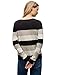 Street One Damen 3016870 Gestreifter Pullover, Schwarz, 40 EU