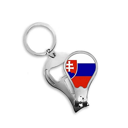 Drapeau national Slovaquie coupe-ongles pour pédicure de voyage