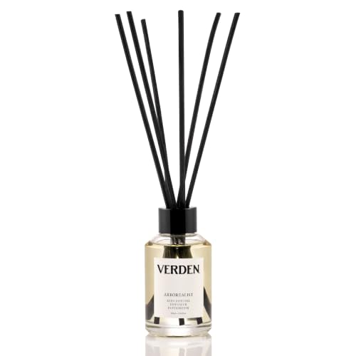 Image of VERDEN Reed Diffuser - Essential Oil, Natural Fragrance, Aromatherapy Oil Diffuser, Air Freshener for Home - 100ml (Arborealist - Sandalwood, Cedarwood, Ho Wood, Myrrh)