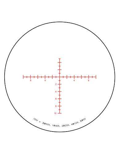 Image of Trijicon Tenmile First Focal Plane (FFP) Riflescope with Red /Green MRAD Precision Tree Reticle