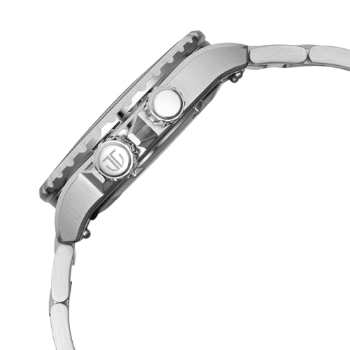 Image of Titan Zero Hour Diver's 200m Analog with Blue Dial Silver Stainless Steel Strap Watch for Men - 10068KM01