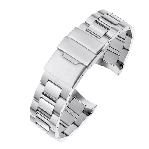 Bracelet acier inoxydable 904 massif 21mm compatible Longines Concas L3.642.4