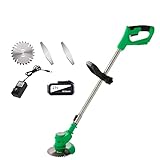 Cordless Weed Eater,21V Stringless Weed Wacker, Weed Trimmer Brush Cutter for Lawn Garden Pruning...