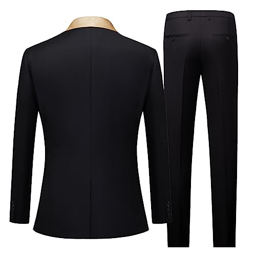 Mens Fashion Casual Slim Fit Business Wedding Suit 3 Pcs Set Blazers Coat Pants Vest2