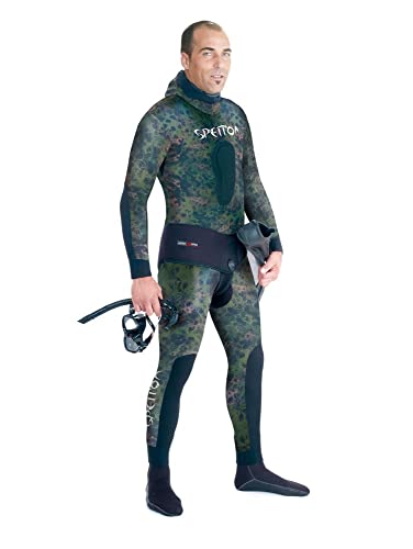 SPETTON THP835-6 5mm Costumes de Camouflage à mâcher, Brun/Vert, XX-Large Cover