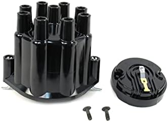 Pertronix D600700 Black Cap and Rotor for Flame-Thrower Billet Distributor 8 Cylinder Engine