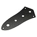 Musiclily 4 Hole J Bass Control Plate for Jazz Bass Replacement, Black