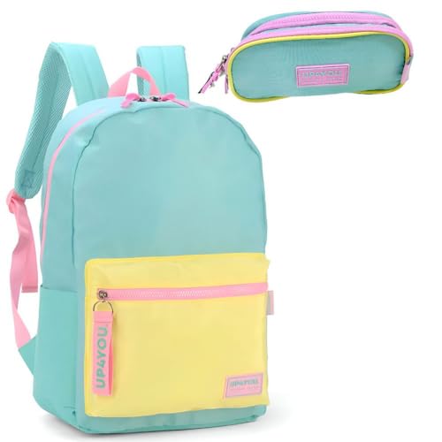 Kit Mochila de Costas Verde Larissa Manoela + Estojo Duplo