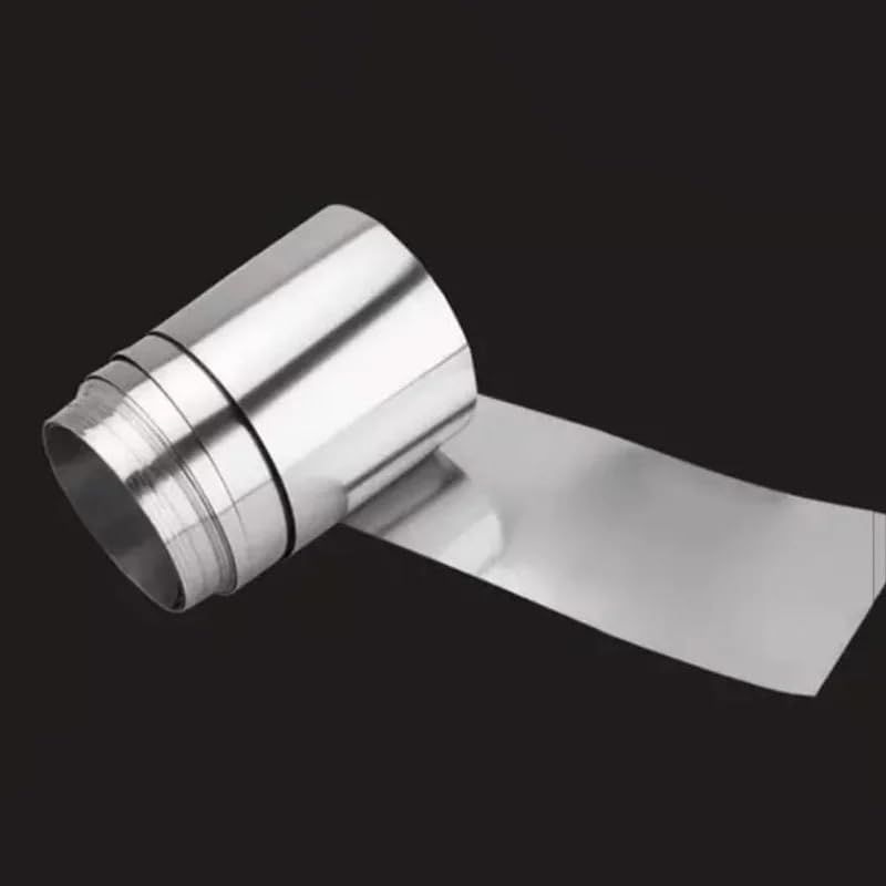 1PC High Elasticity 301 Stainless Steel Strip Foil Sheet Width 300mm Thick 0.05/0.06/0.07/0.08/0.09/0.1-0.4mm Length 1M(0.25x300mmx1M)