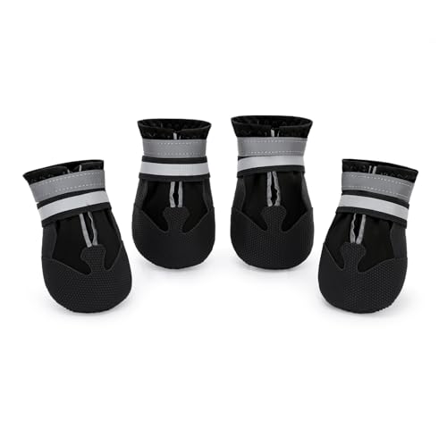Best Dog Boots for Running on Pavement: Protect Your Pup's Paws 12 LUZGAT Winter Dog Boots - Non-Slip Dog Shoes for Snow/Summer Hot Pavement, Reflective Dog Booties & Paw Protectors for Medium/Large Dogs
