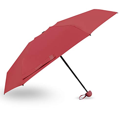 image for TradMall Mini Travel Umbrella, 6 Ribs Portable Lightweight Compact Par