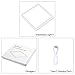 PULUZ LED Photography Shadowless Bottom Light Lamp Panel Pad for 30cm Light Box, Photography Softbox Bottom Light for Food Jewelry Cosmetic Crafts Type-C Plug