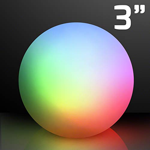 FlashingBlinkyLights Floating Lights for Pool (Set of 12) 3” Round Light Up Pool Glow Balls Color Changing Pool Decorations LED Lighted Balls for Pool - Image 4