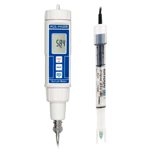 PCE Instruments PCE-PH20P Handheld Digital pH Meter for Liquids, Measures pH 0–14 with 0.01 Accuracy, Includes Calibration Kit and Portable Design