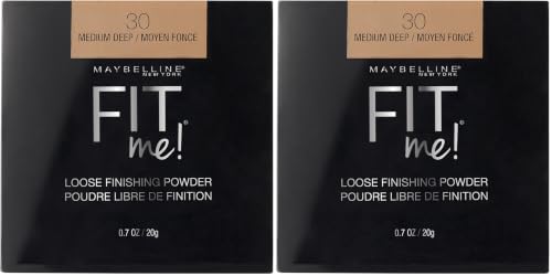 Image of Maybelline New York Fit me Loose Finishing Powder, 30 Medium Deep (Pack of 2)