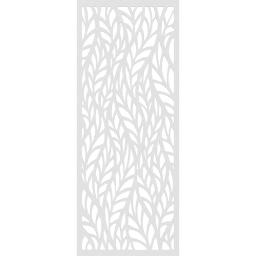 Image of 23 3 /8 inchW x 59 3 /8 inchH x 3 /8 inchT Ortonville Decorative Fretwork Wall Panels in Architectural Grade PVC