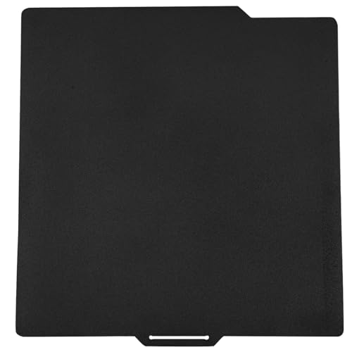 3D Printer Metal Build Plate 27.7x26x0.1cm Iron Black