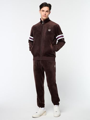 Sergio Tacchini Men's Ostuni Velour Track Jacket- Java2