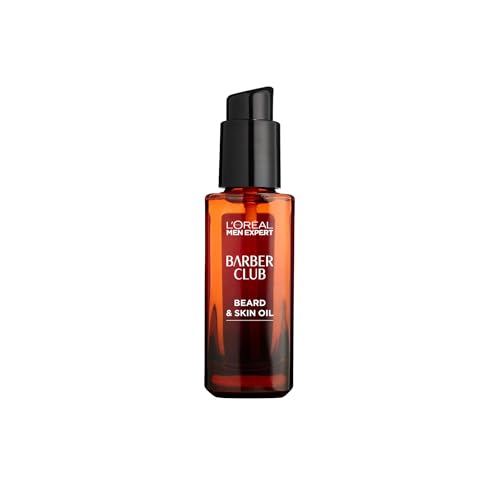 46% off - L&rsquo;Or&eacute;al Paris Men Expert Conditioning Beard & Skin Oil 30ml, Barber Club Oil With Cedarwood Essential Oil, Tames, Conditions and Softens Facial Hair