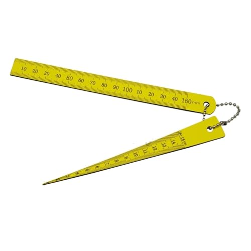 Calibrador para medición de espesor 150 mm acrílico miniatura 1