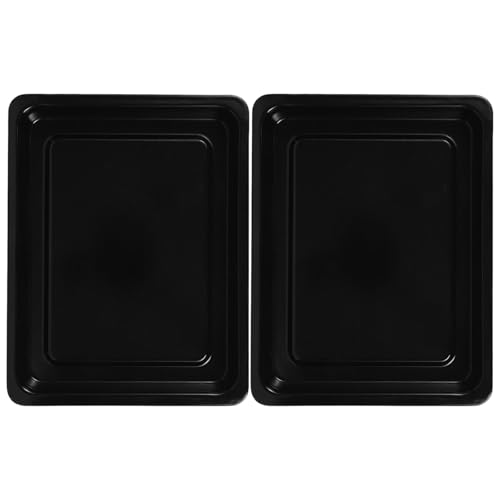 Bandeja para asar de esmalte negro que evita comida pegada 2