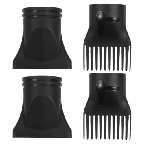 BESPORTBLE 4pcs Universal Hair Dryer Diffuser Attachment For Precise Hair Styling And Drying Hair Dryer Accessories For All Hair Types Plastic Hair Blow Dryer Nozzle For Salon