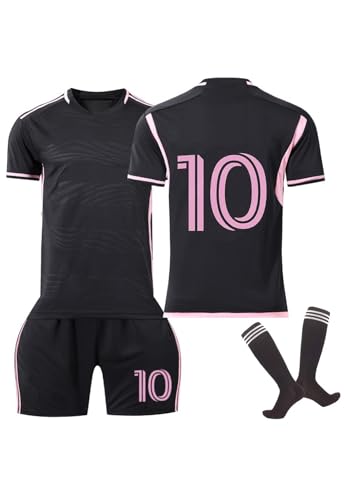 VARSDODO ActivePlay Soccer Set for Youth - 2024 Home & Away Football Ensemble with Jersey, Shorts, and Socks - Durable Training Gear for Children & Teens (Versatile for Sports & Casual Wear) No.10