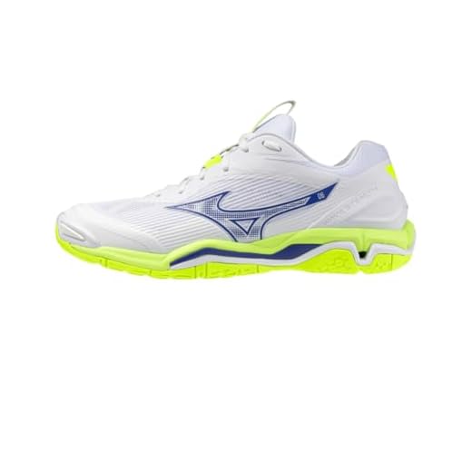 Mizuno Wave Stealth 6 Gibraltar Sea/Antarctica/Fiery Red