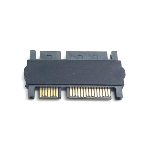 Adaptador conversor extensor SATA 3.5" y 2.5" 22Pin 7+15 macho a macho miniatura 3