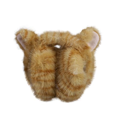 TINAYAUE Cat Ear Muffs Cute Winter Plush Earmuffs for Kids Adults Student Outdoor Warm Cycling Skiing Windproof Ear Warmer2