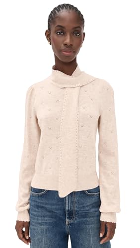 ASTR the label Women's Ovalia Sweater, Oatmeal, M at Amazon
