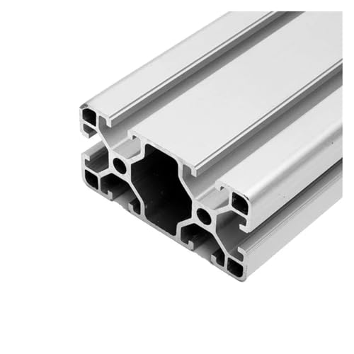 Piezas CNC con perfil de aluminio 4080 imitación roble 4