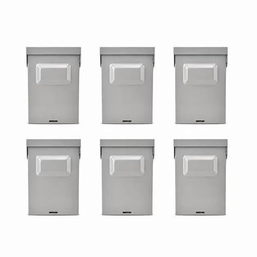 Generic 6 Pack AC Disconnect Boxes 60A Non-Fused Pull-Out HVAC Disconnect Switch for Outdoor Air Conditioner Units