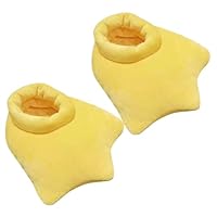 Duck Slippers - Plush Duck Feet Slippers - Cartoon Animal House Mules - Winter Claw Paw Shoes Available In Small Medium Large Sizes Machine Washable for Bedrooms Offices Christmas Pajama Parties