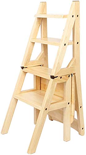 Taburete plegable con pedal ancho para evitar ca&iacute;das 2