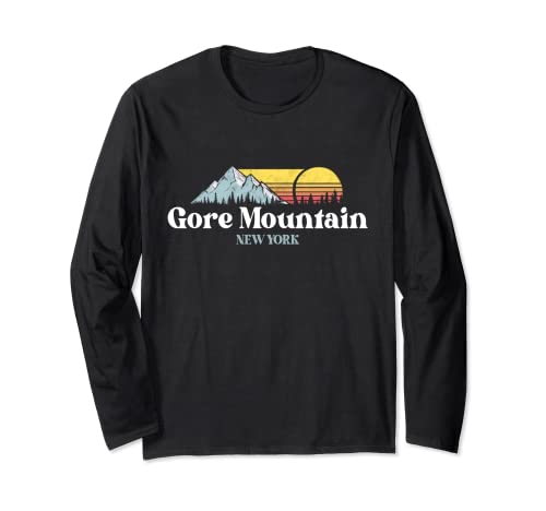 Gore Mountain, NEW YORK, Snow Ski Snowboard Skiing Location Long Sleeve T-Shirt