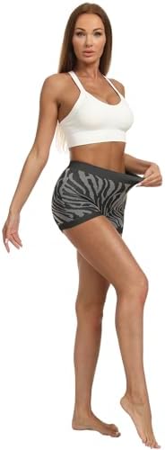 LALESTE Women's Boyshort Underwear Full Coverage Seamless Panties Soft Stretch Boxer Briefs 5 Packs