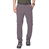 Tripole Men’s Convertible Hiking Pants – Stretchable Quick Dry Trekking Trousers with Detachable Lowers for Outdoor Travel, Camping & Adventure (M, Grey)