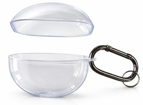 Image of Clear Case Cover for OnePlus Buds 4 with Heavy Duty Carabiner (Transparent)