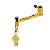 JSGHGDF Supporto per esche con foro da 17 mm per pescatore 265 mm asta di estensione per sedia da pesca regolabile pieghevole esca prolunga canna da pesca proprietario