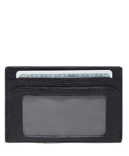 TUMI - Nassau Slim Card Case - Slim Wallet Card Holder for Men & Women - Thin Wallet - Soft Nappa Leather Material - Embossed Black2