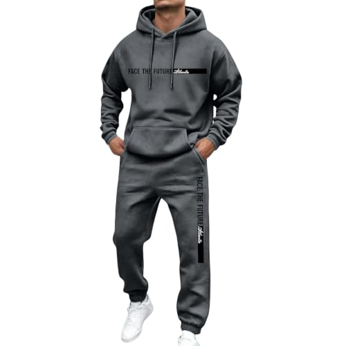 Men Sweatsuits Sets Hoodie and Jogger Sweatpants Sports 2 Piece Outfits - image 1