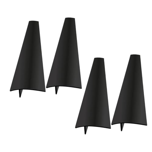 Ipetboom 4個 シリコンキッチンストーブカウンター隙間カバー 耐熱防塵シールストリップ 台所コンロ間隙保護用 清掃簡単