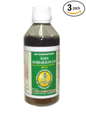SRI DHANVANTHARI KASA SUDHAKALPALM 200 ml - Pack of 3