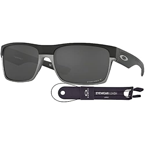 Oakley Twoface OO9189 Square Sunglasses For Men+ BUNDLE Leash + BUNDLE with Designer iWear Eyewear Kit