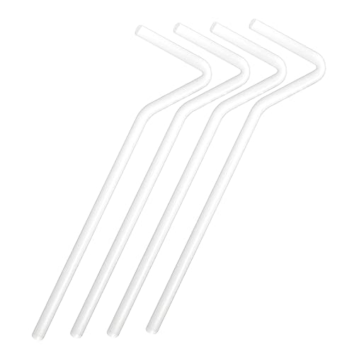 STOBAZA 4pcs Cell Spreader Rods Laboratory Glass Stirring Rods Smooth Surface for Safe Use