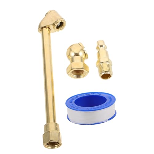 SEWOART Tire Inflation Nozzle Quick Connect Chuck Metal Air Chuck for Car and Motorcycle Inflator Pumps