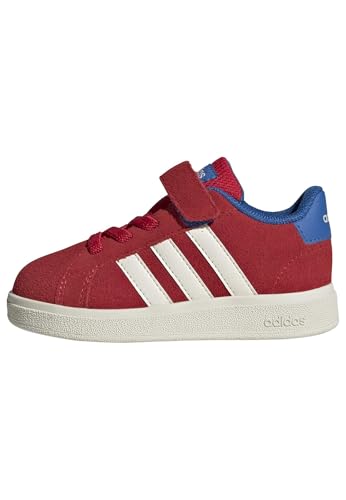 adidas Mixte bébé Grand Court 00s Shoes Infants, Pure Ruby/Core White/Bright Royal, 27 EU