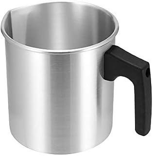 Candle Making Pouring Pot, ONEVER 1.2L Dripless Pouring Spout & Heat-Resisting Handle Designed Wax Candle Making Kits Candle Making Pitcher DIY Candle Warmers